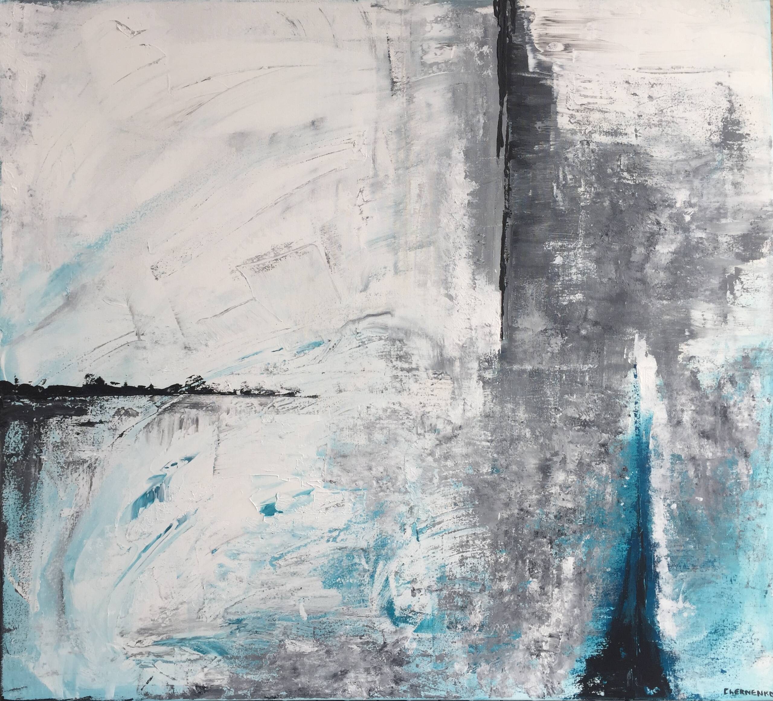 Artwork (90*100, linen, acrylic, 031) - Зображення 2