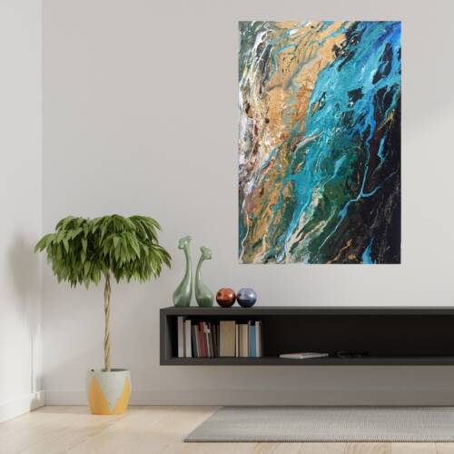 Artwork (80*120, linen, acrylic, 057)