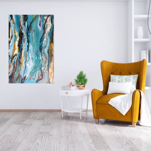 Artwork (80*120, linen, acrylic, 061)