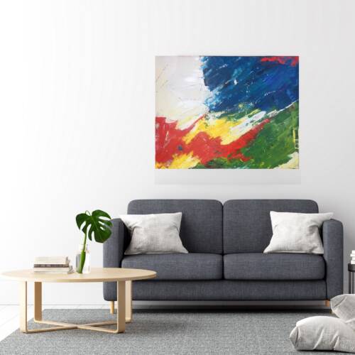 Artwork (110*140 cm, linen, acrylic, 072)