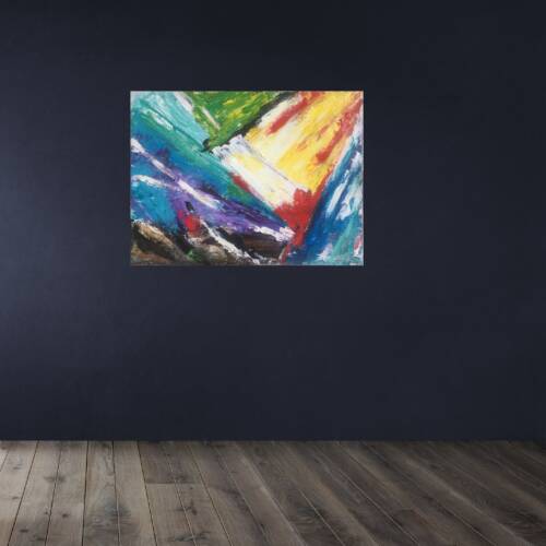 Artwork (90*120 cm, linen, acrylic, 086)