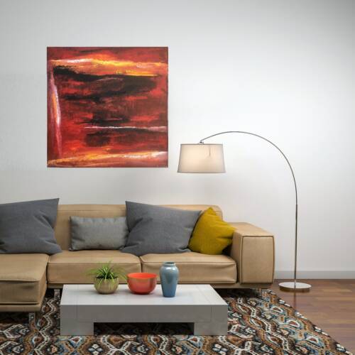 Artwork (100*100 cm, linen, acrylic, 090)