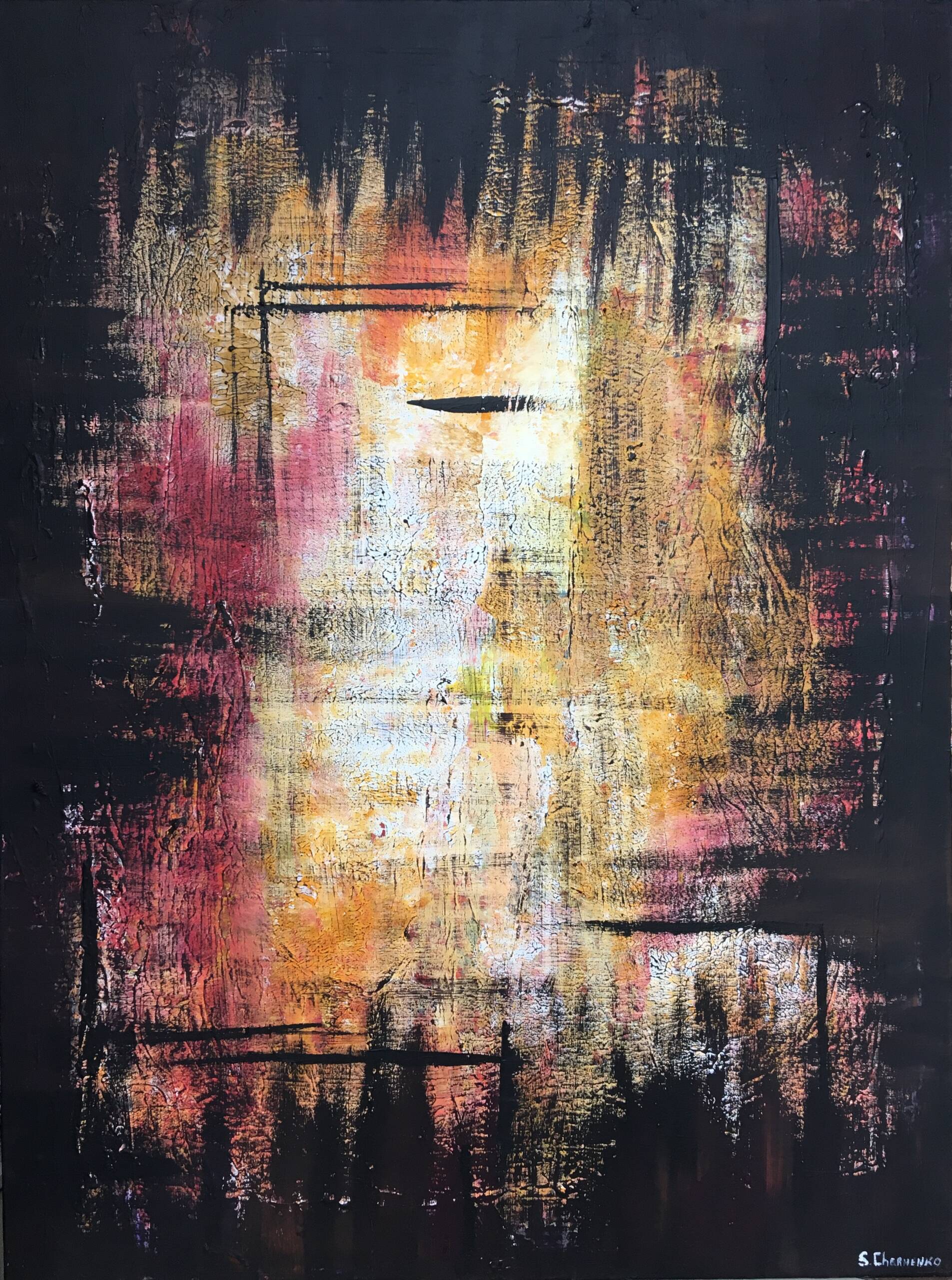 Artwork (90*120, linen, acrylic, 099) - Зображення 2