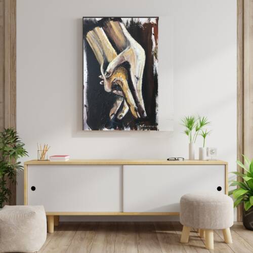 Artwork (90*60, linen, acrylic, 141)