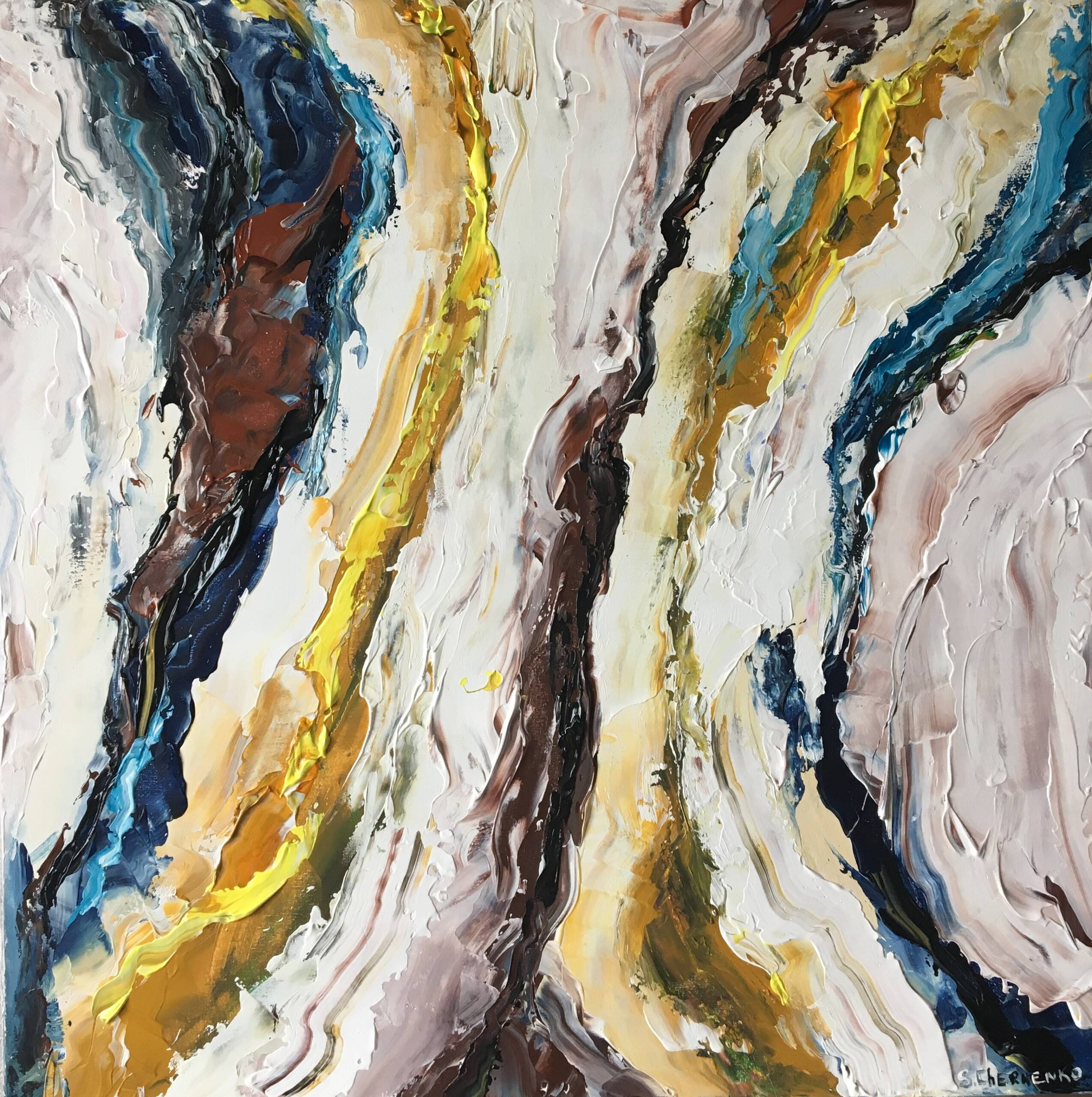 Artwork (70*70, linen, acrylic, 207) - Зображення 2