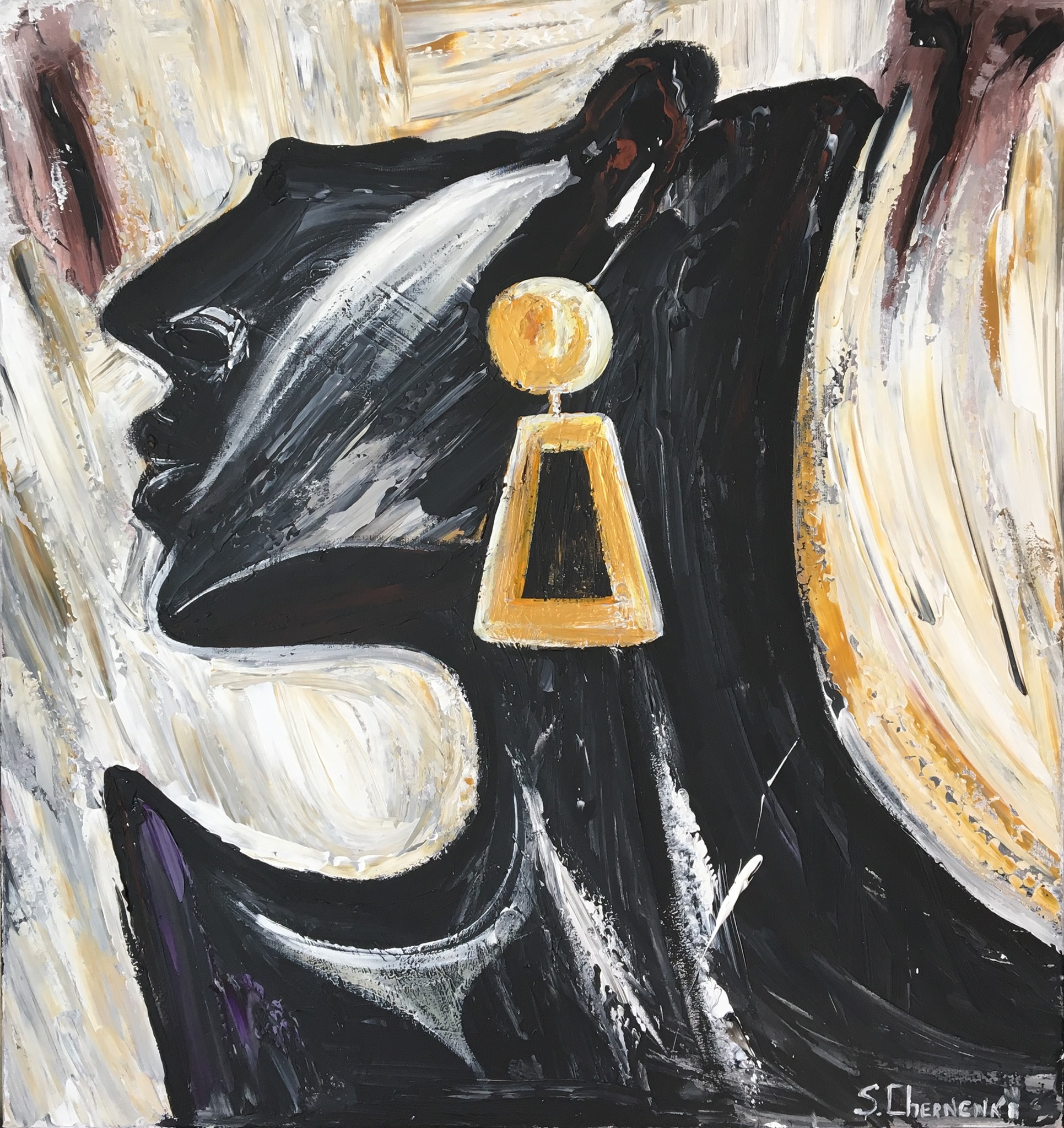 Artwork (80*80, linen, acrylic, 225) - Зображення 2