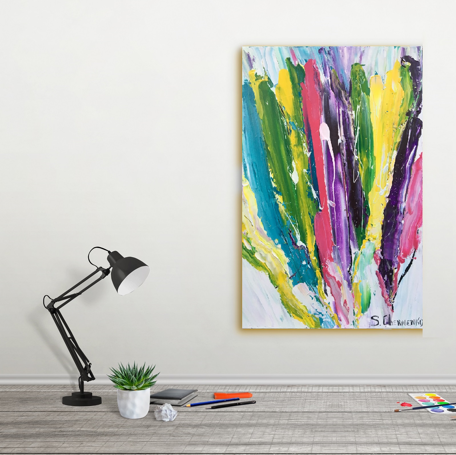 Artwork (70*45, cotton, acrylic, 268)