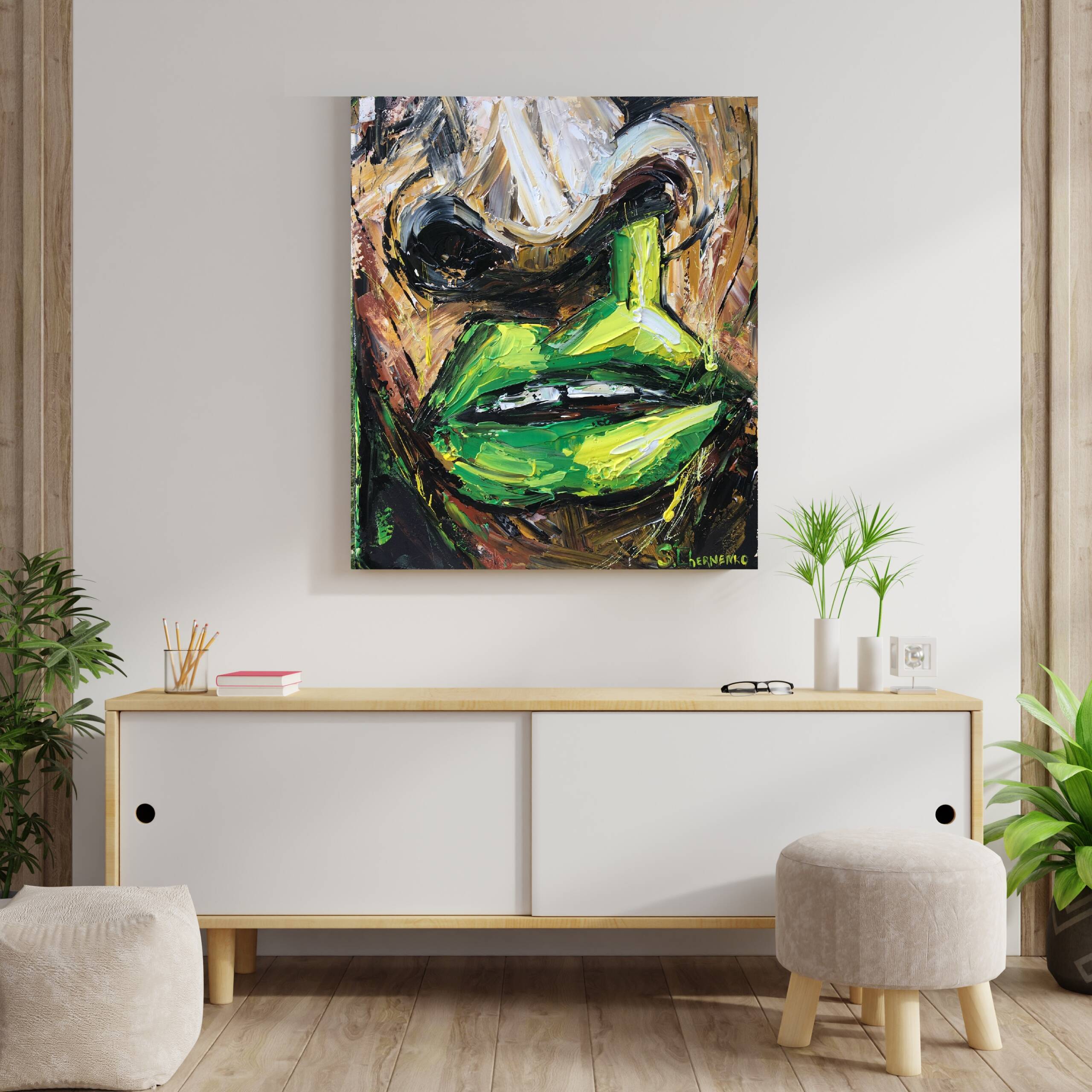 Artwork (70*60, cotton, acrylic, 291-1)