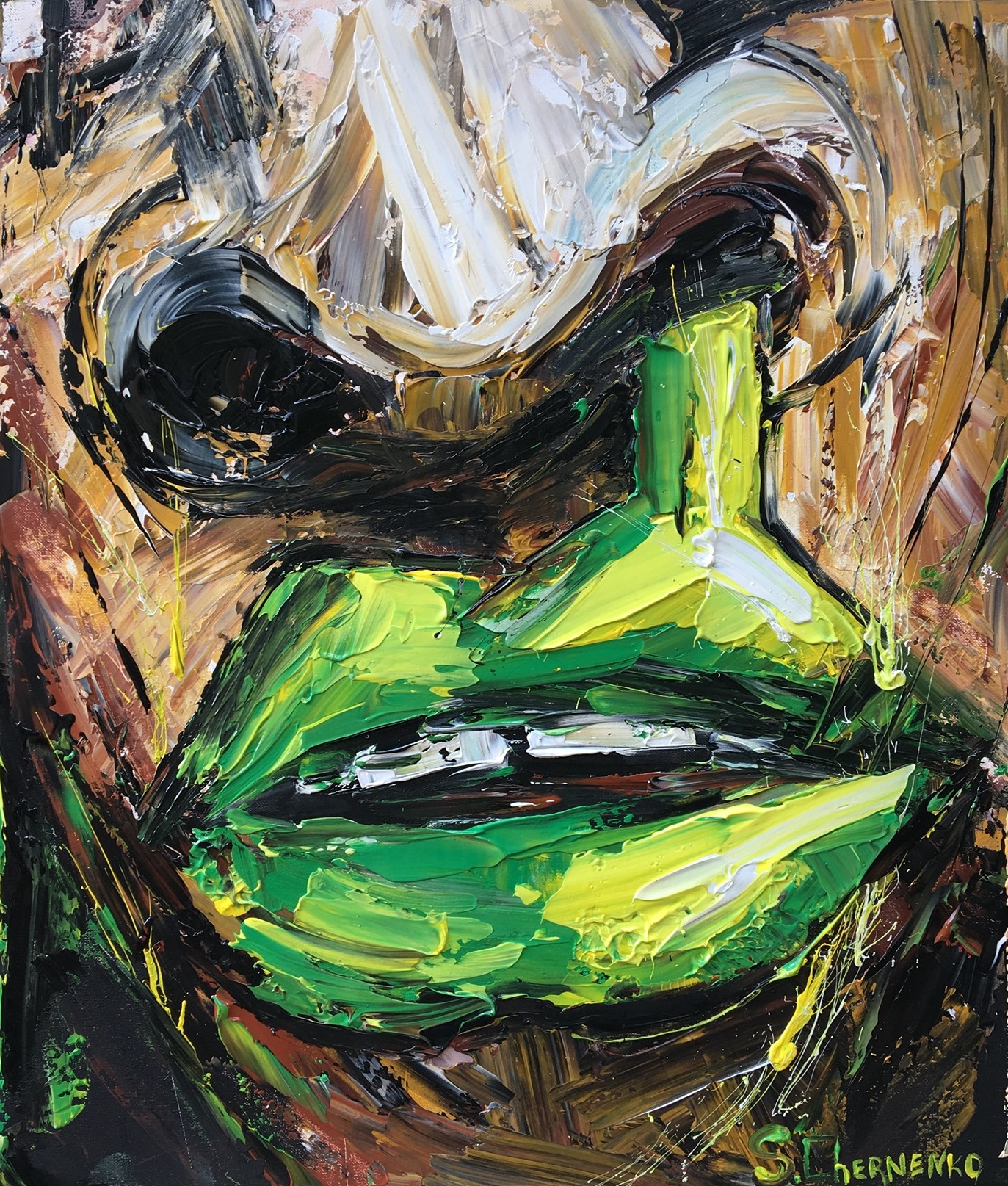 Artwork (70*60, cotton, acrylic, 291-1) - Зображення 2